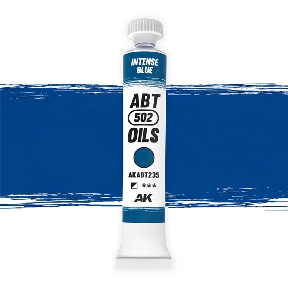 AK ABT235 20 ml. Yağlı Boya, Intense blue