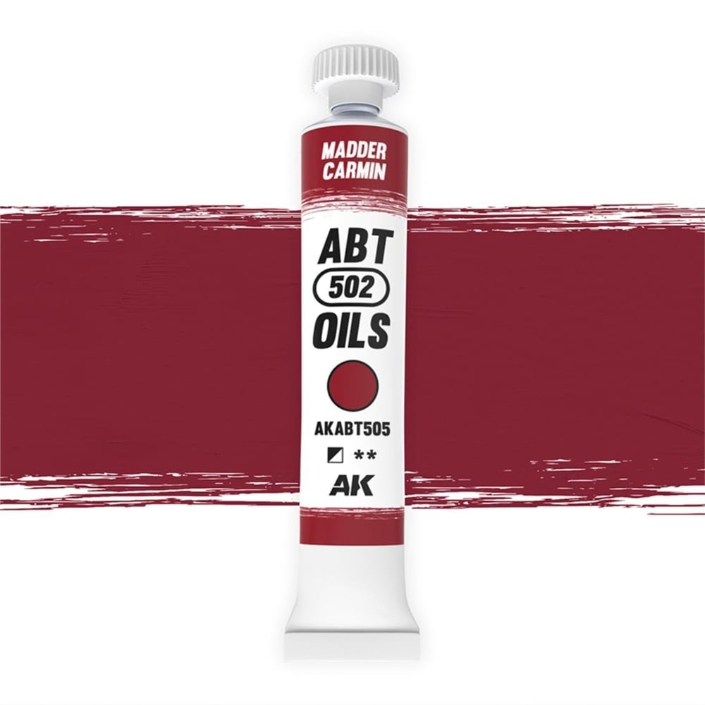 AK ABT515 20 ml. Yağlı Boya, Madder carmin
