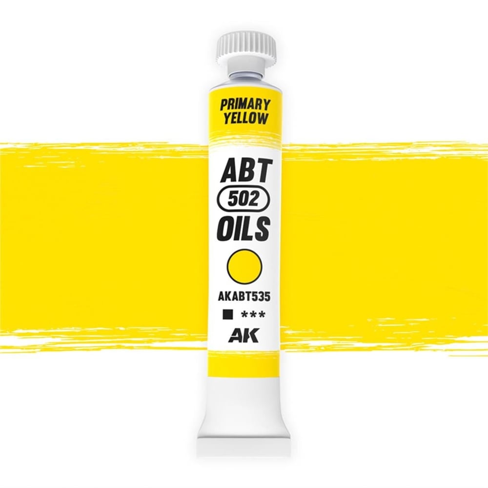 AK ABT535 20 ml. Yağlı Boya, Primary Yellow
