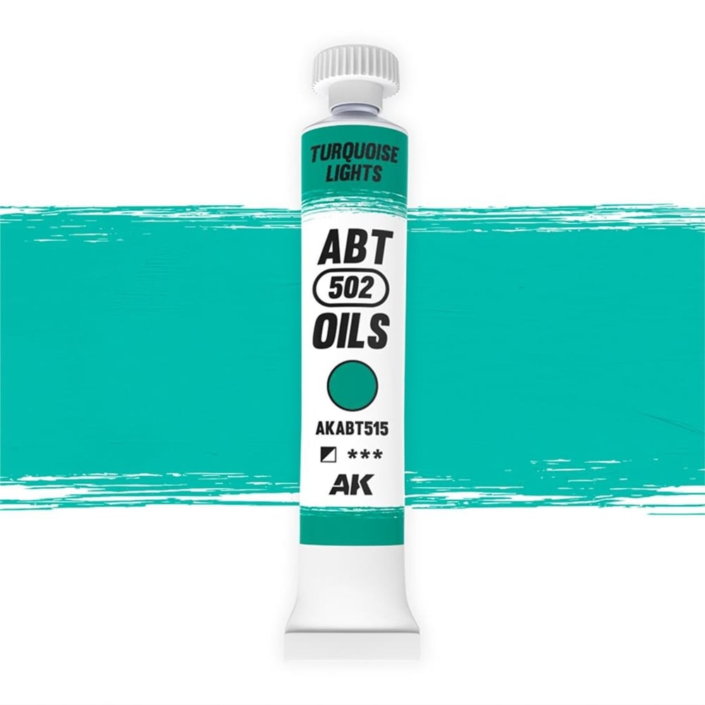 AK ABT535 20 ml. Yağlı Boya, Turquoise lights