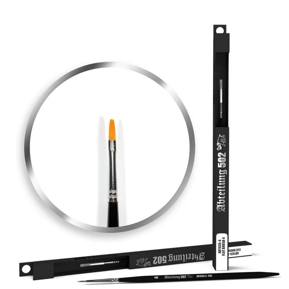 AK ABT835-4 Düz Uclu Eskitme Fırçası No.4