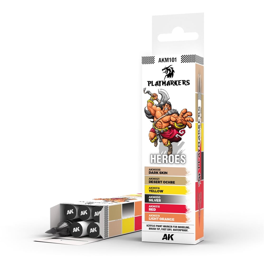 AK M101 Play Marker Seti, Kahramanlar, 6 Adet