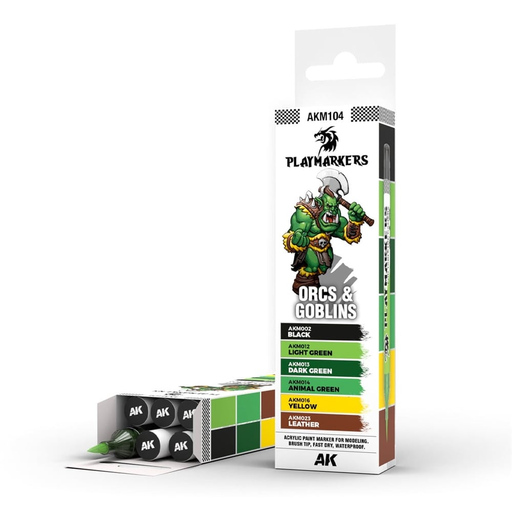 AK M104 Play Marker Seti, Orclar ve Goblinler,6 Adet