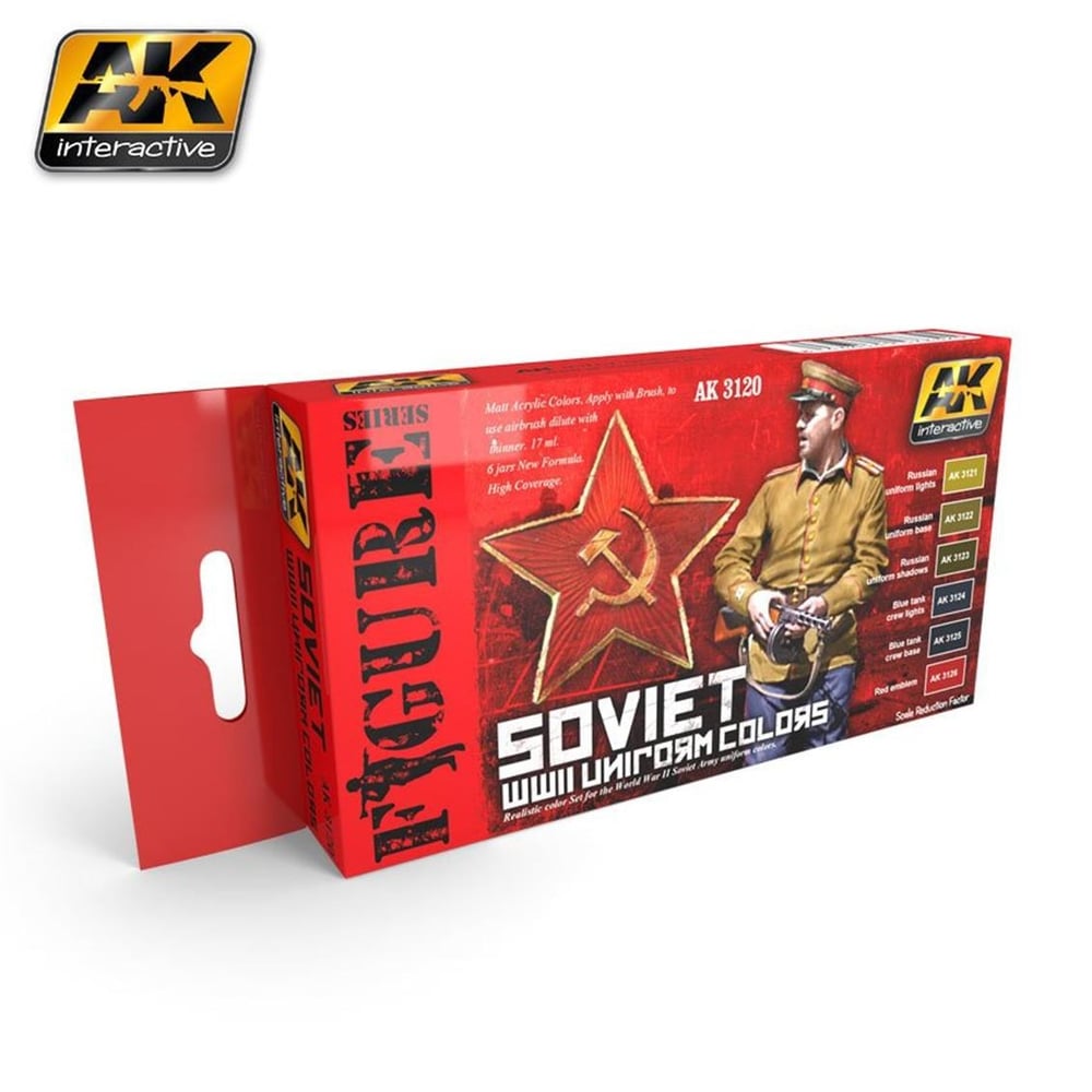 AK3120 SOVIET WWII UNIFORM COLORS