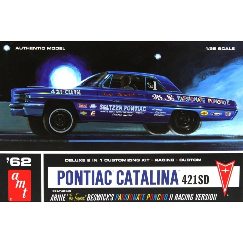AMT 623R 1962 Pontiac Catalina Stock/Drag