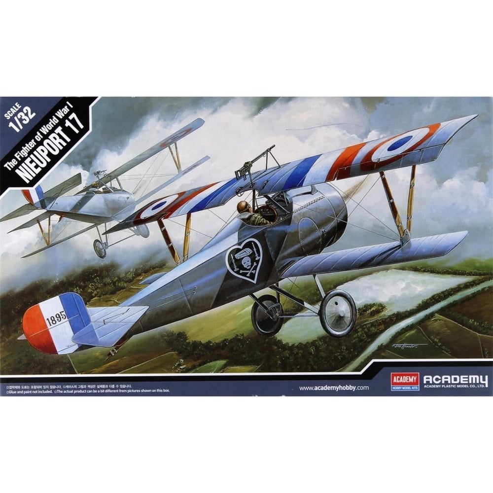 Academy 12110 1/32 Ölçek, Nieuport 17 Savaş Uçağı, Plastik Model Kiti