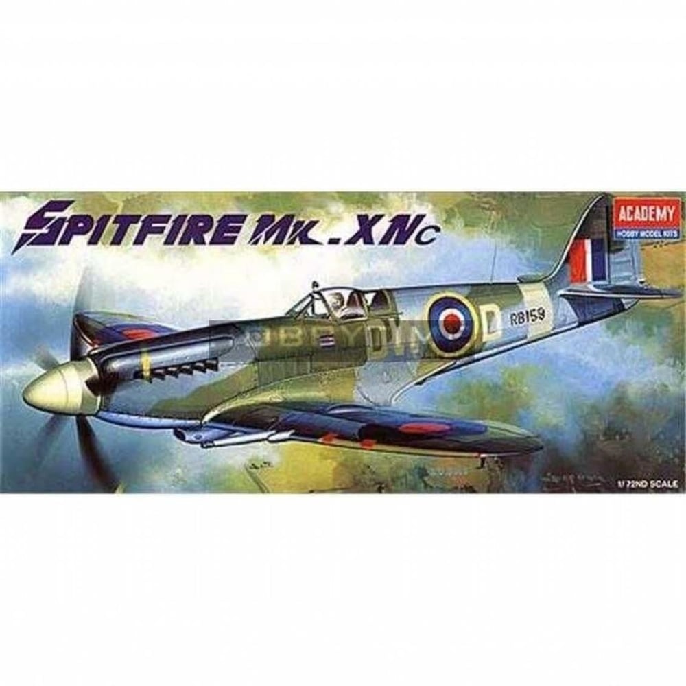 Academy 12484 1/72 Ölçek, Spitfire MK XIVC Savaş Uçağı, Plastik Model Kiti