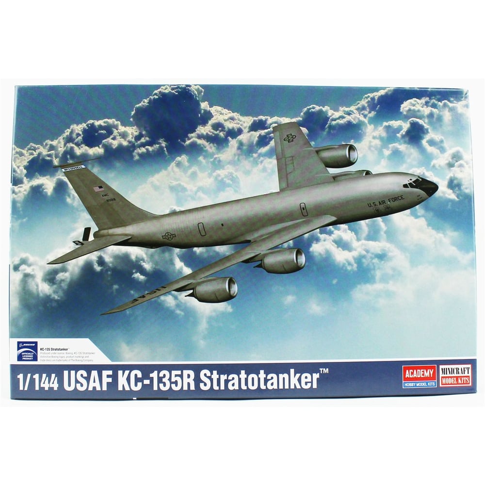 Academy 12638 1/144 USAF KC-135R Stratotanker, Yakıt İkmal Uçağı, Plastik Model Kiti