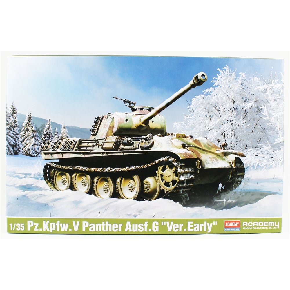 Academy 13529 1/35 Pz.Kpfw.V Panther Ausf.G (Ver.Early) Tankı, Plastik Model Kiti