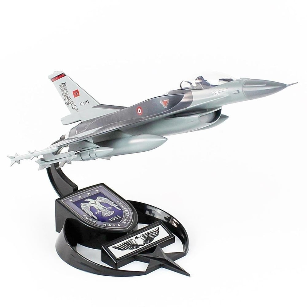 AkbaModel 1/48 Ölçek, F-16 Block 50+ Pars Filo Savaş Uçağı, Sergilemeye Hazır Standlı Model