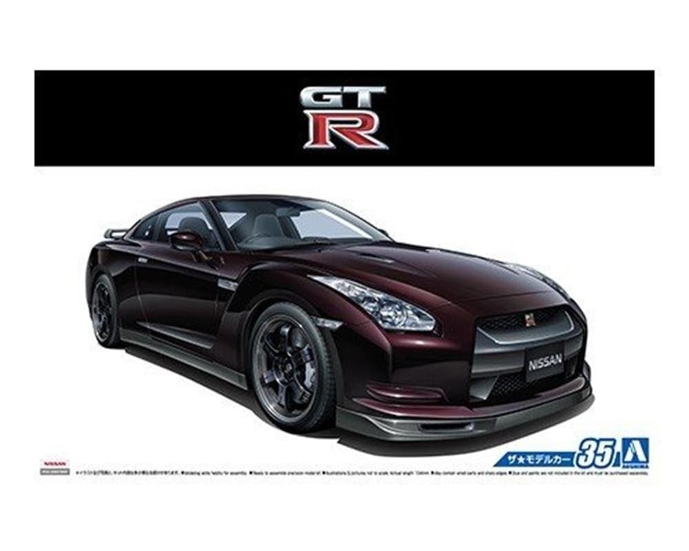 Aoshima 05317 1/24 Ölçek, Nissan R35 Gt-R Spec-V 09, Plastik Model kiti