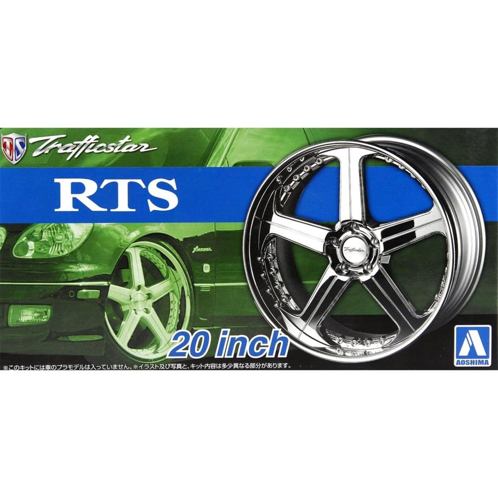Aoshima 05370 1/24 Ölçek, Trafficstar Rts 20İnch, Plastik Model kiti