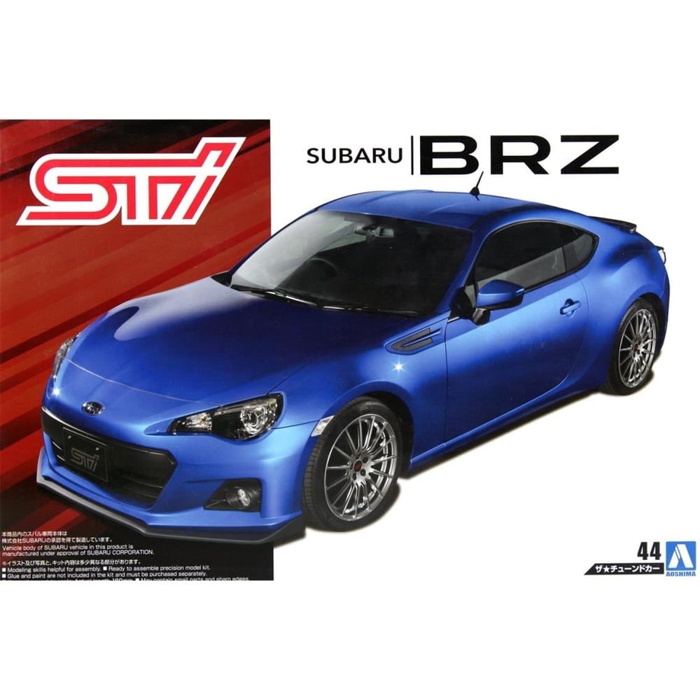 Aoshima 05453 1/24 Ölçek, Sti Zc6 Subaru Brz 12 Subaru, Plastik Model kiti