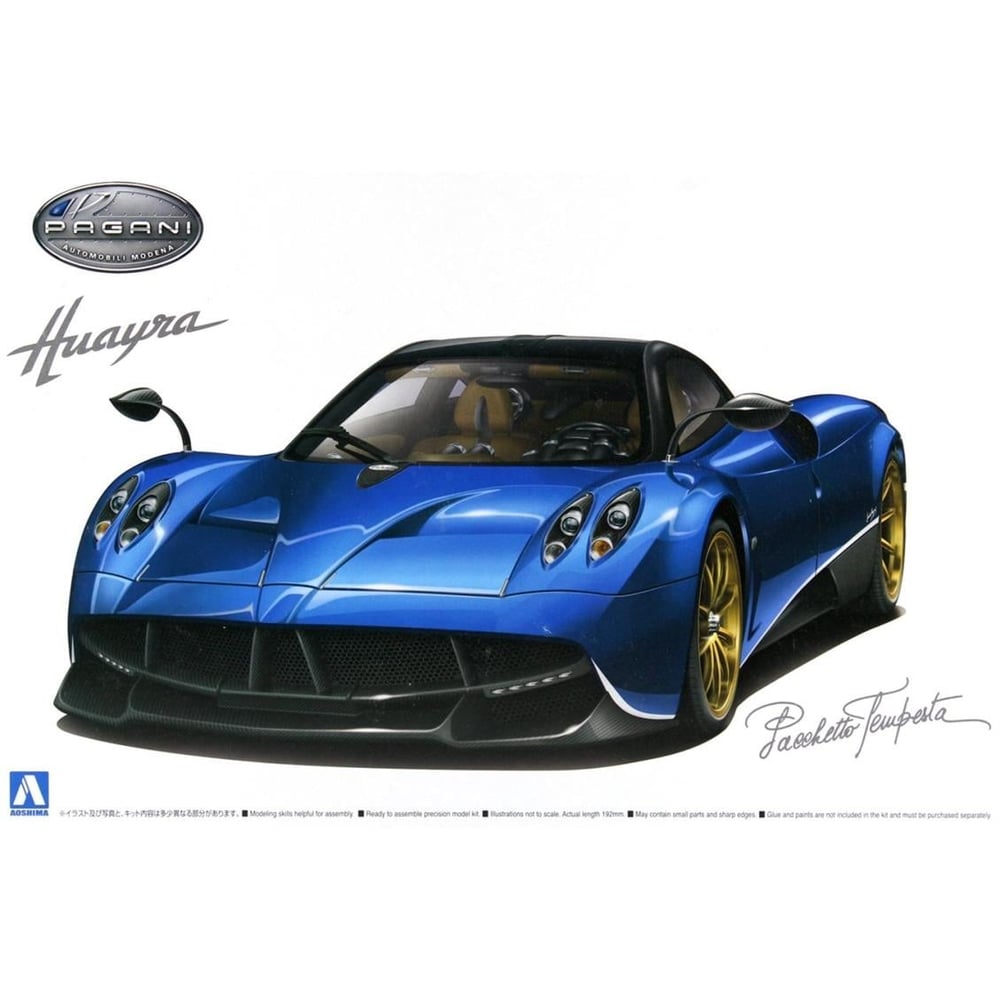 Aoshima 05599 1/24 Ölçek, Pagani Huayra Pacchetto Tempesta, Plastik Model kiti