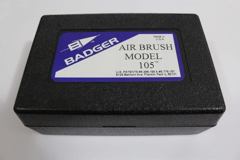 Badger 105-1 PATRIOT, Üstten Besleme, Detay Nozul, 4.75 ml. Büyük Hazneli, Çift Tetikli Boya Tabancası