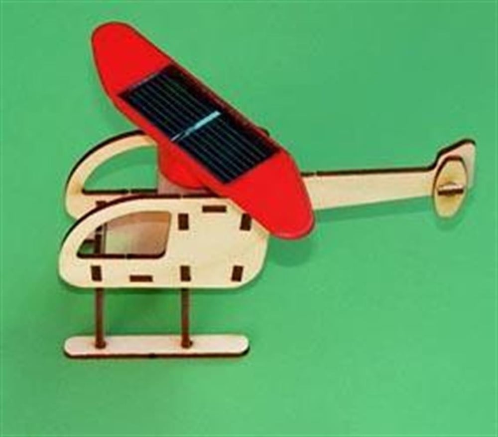 Cebekit 9984 Solar Helicopter - Ahşap