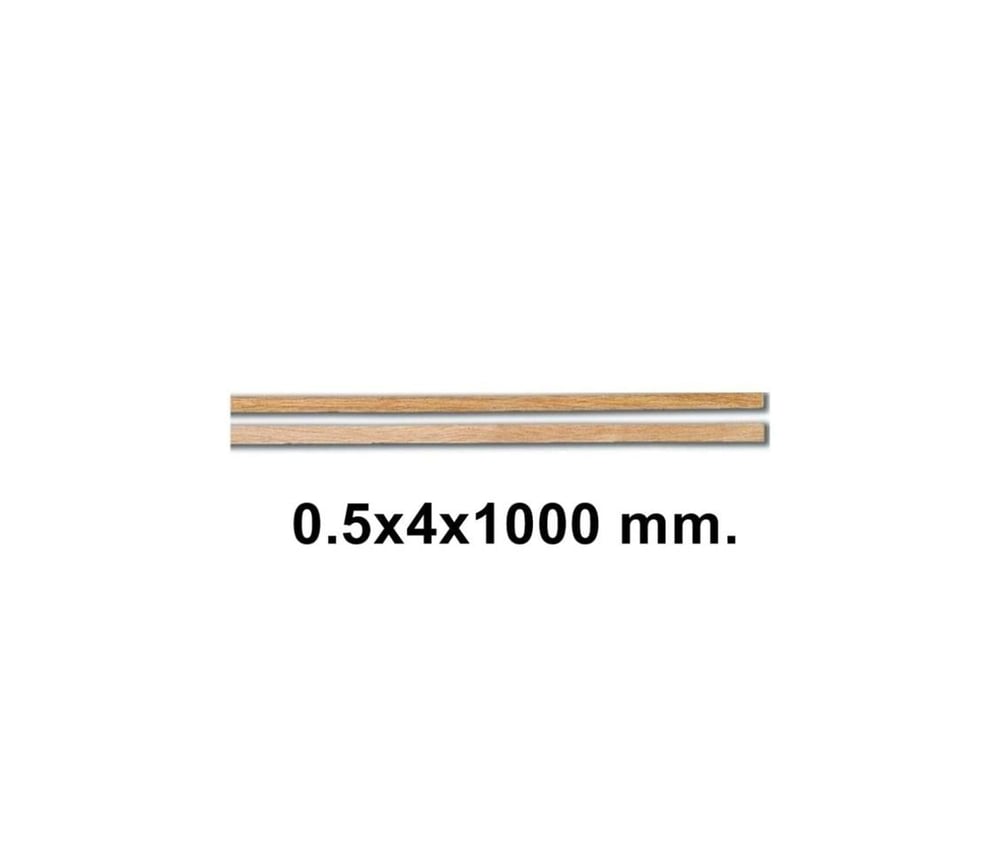 Constructo 80165 Sarma Çıtası- Veneer Plates Mukaly-0,6X4X100--10 Adet