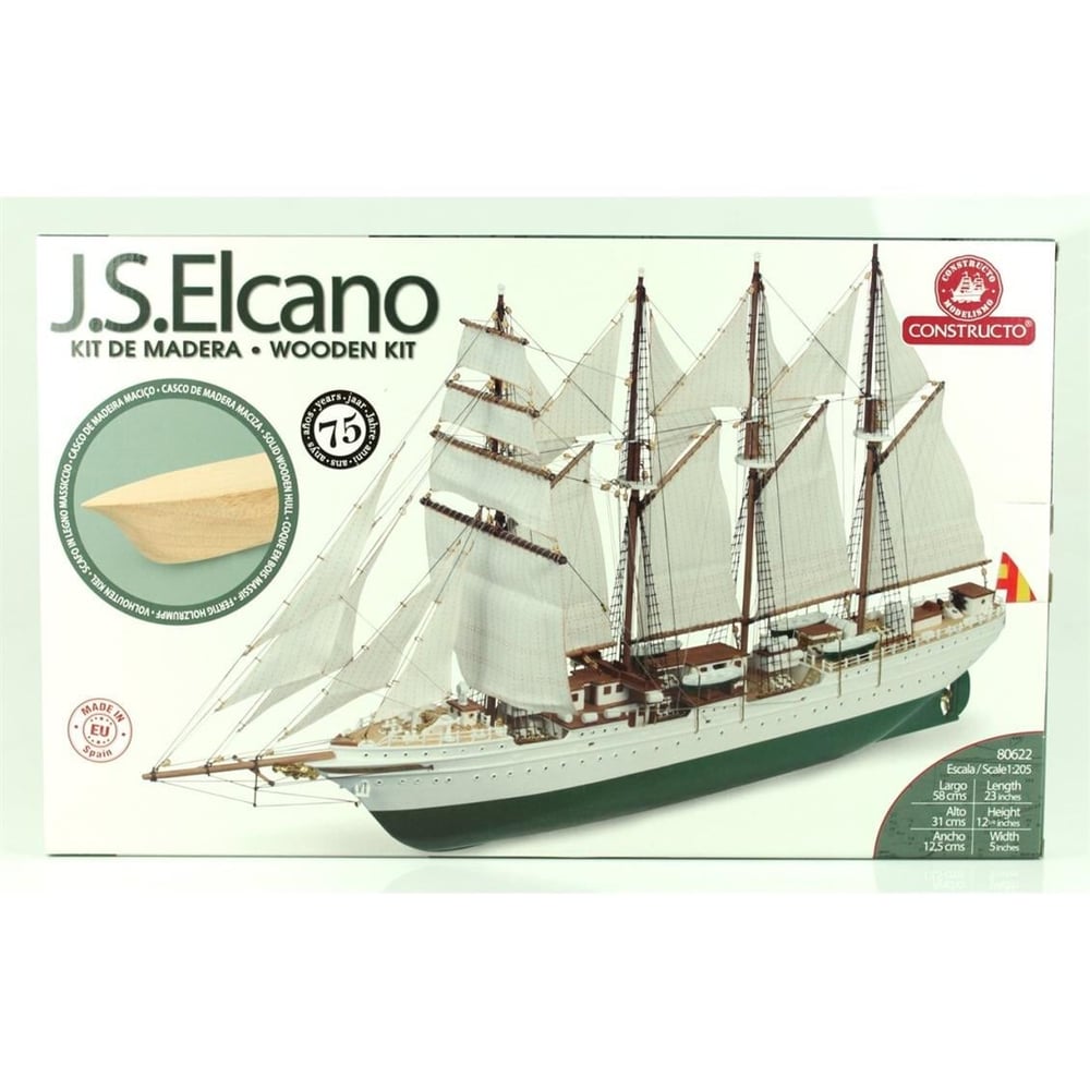 Constructo 80622 1/205 Ölçek, Ölçek, J. S. Elcano, Ahşap Tekne Kiti