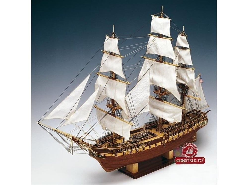 Constructo 80836 1/26 Ölçek, U.S.S. Constıtutıon, Ahşap Tekne Kiti