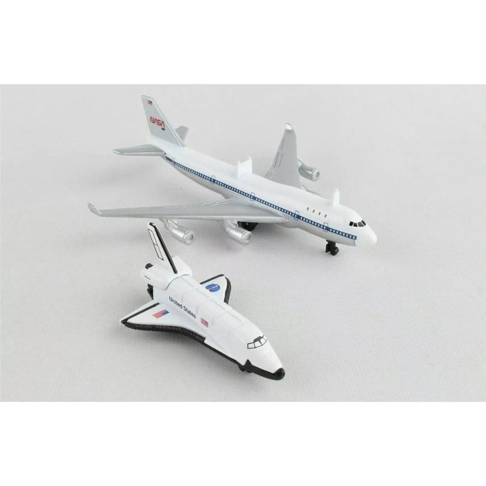 Daron 86RT-38142 Boeing 747 Mekik Taşıma Uçağı ve Orbiter Uzay Mekiği, Metal Gövde, Plastik Kanatlar, Sergilemeye Hazır Model Y