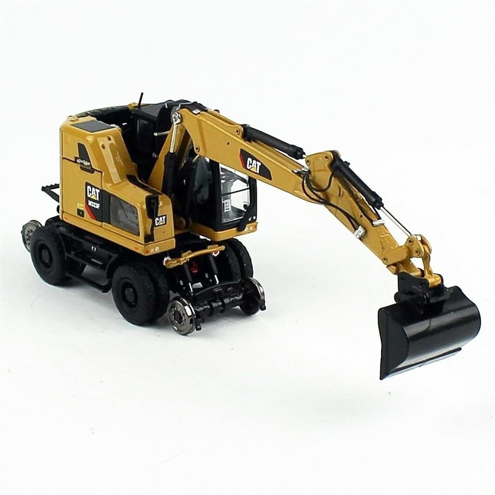 Diecast Masters 85662 1/50 Ölçek, Cat M323F Demiryolu Exkavatörü, Sergilemeye Hazır Metal İş Makinası Modeli