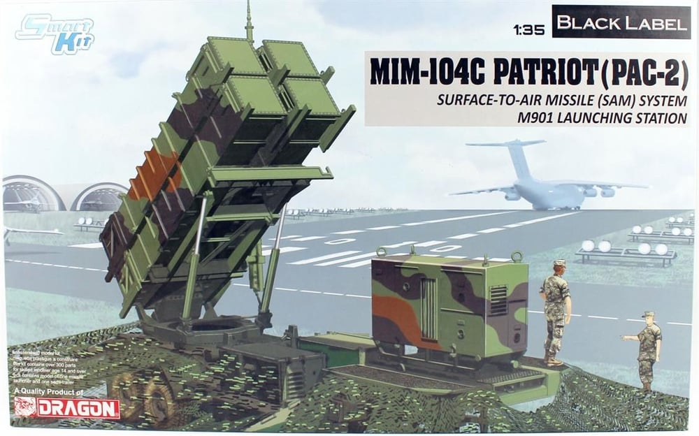 Dragon 3604 1/35 Ölçek, MIM-104C Patriot Füze Sistemi M901, Plastik Model Kiti