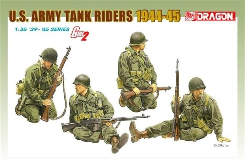 Dragon 6378 1/35 Ölçek, Tank Mürettebatı (1944-45) Asker Figürleri  Plastik Model Kiti