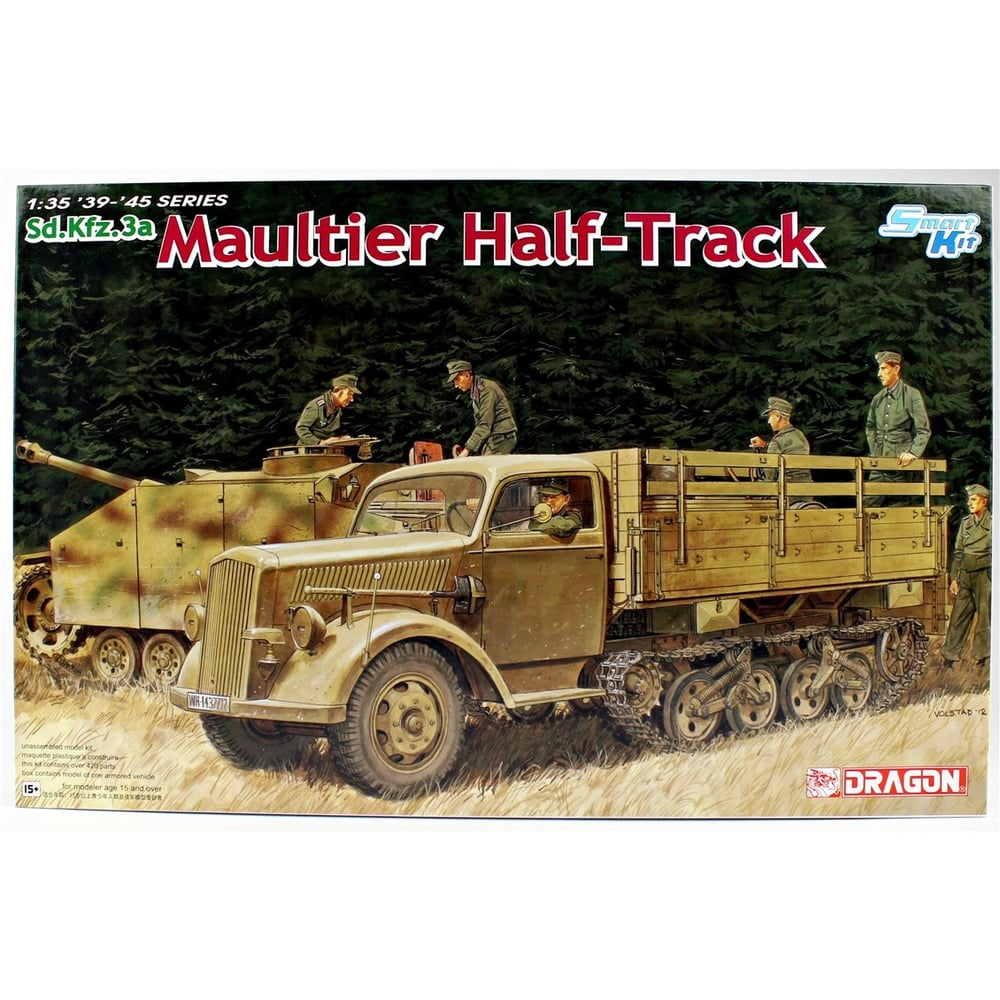 Dragon 6761 1/35 Ölçek, Opel Maultier Yarı Paletli Alman Kamyonu, Plastik Model Kiti