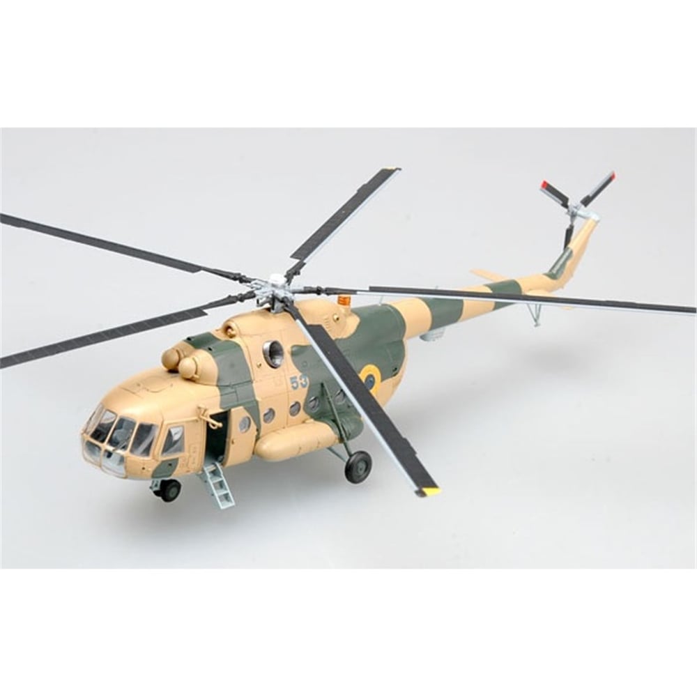 Easy Hobby 37043 1/72 Ölçek, Ukraine Air ForceMi-8T Blue 53 Askeri Helikopter, Sergilemeye Hazır Plastik Model