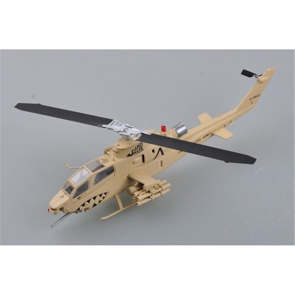 Easy Hobby 37099 1/72 Ölçek, AH-1F, (Sand Shark) Askeri Helikopter, Sergilemeye Hazır Plastik Model