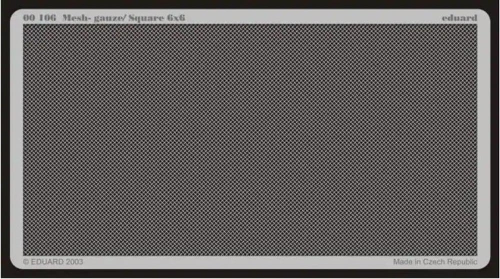 Eduard 00106 Mesh - Gauze/ Square 6X6 Maket Detayı