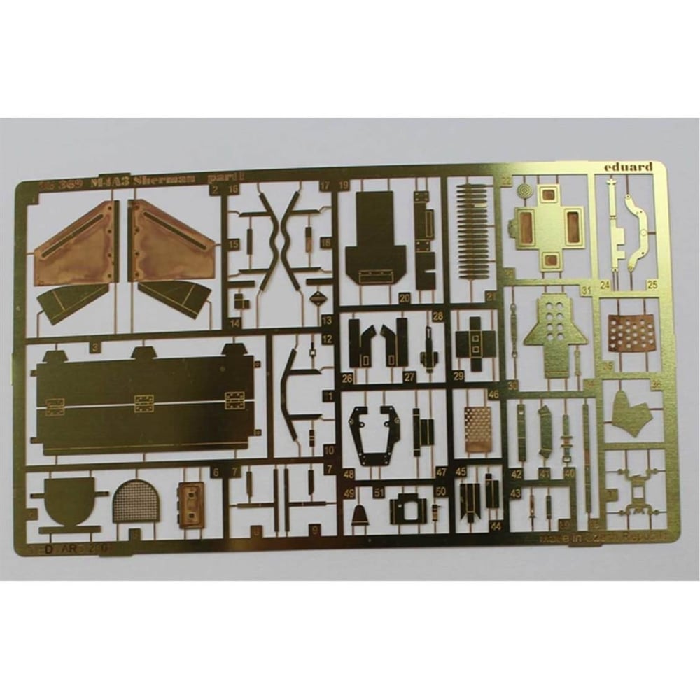 Eduard 35369 1/35 Ölçek, M-4A3 Sherman For Tamıya Maket D