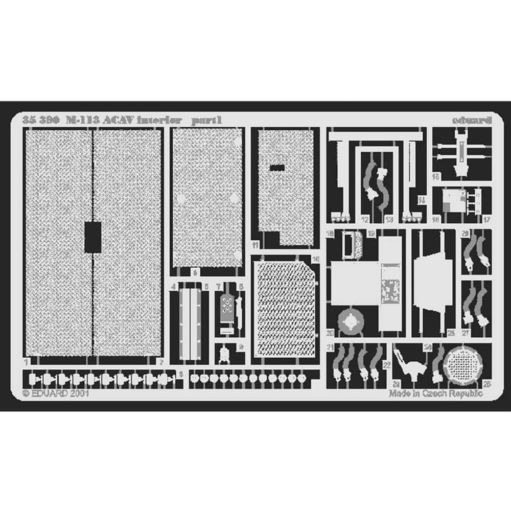 Eduard 35390 1/35 Ölçek, M-113 Acav Interior For Tamıya M