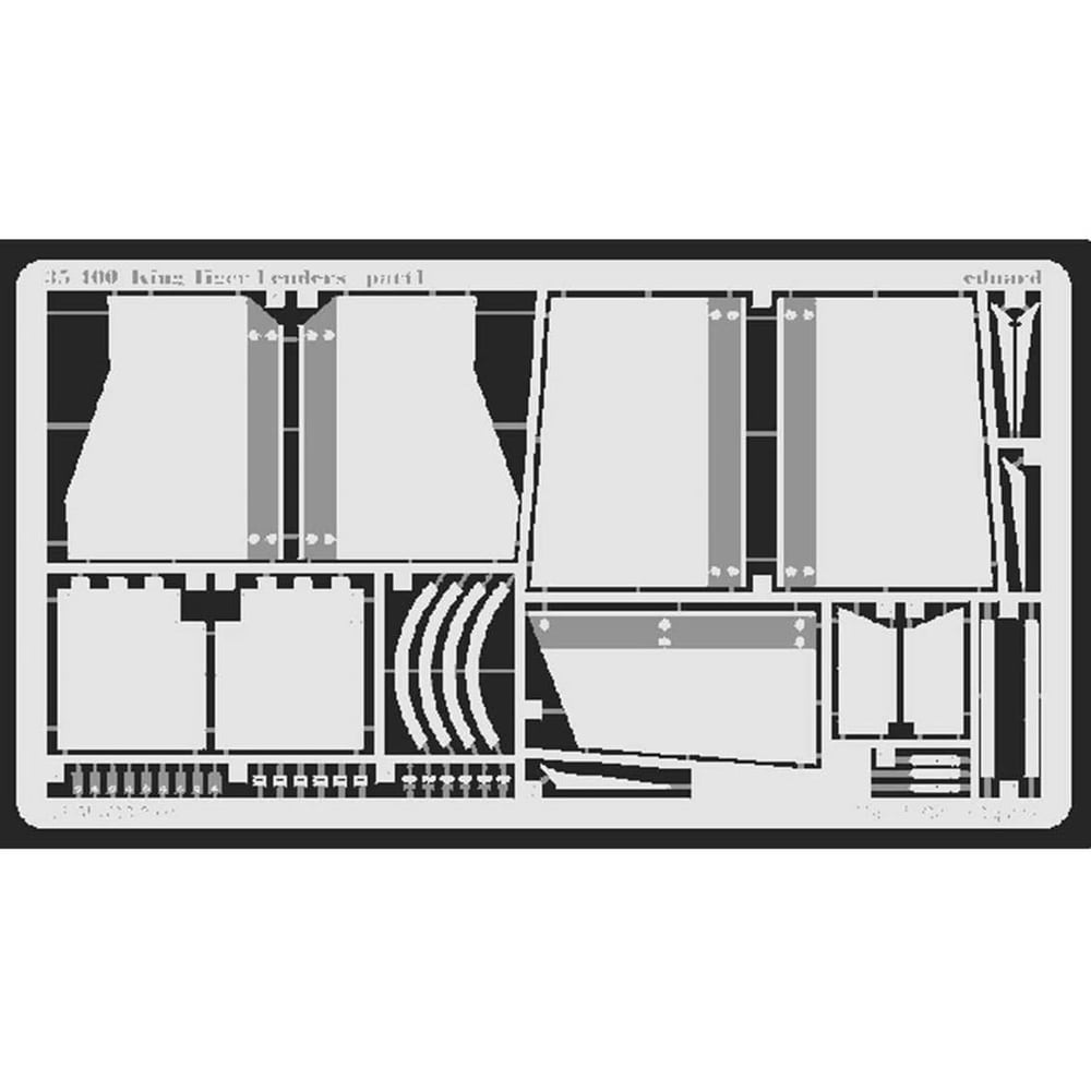 Eduard 35400 1/35 Ölçek, King Tiger Fenders For Tamıya Ma