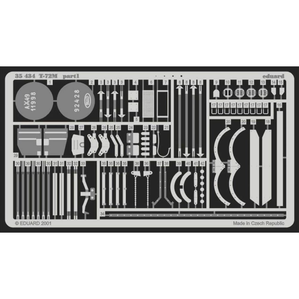 Eduard 35434 1/35 Ölçek, T-72M For Tamıya Maket Detay Set