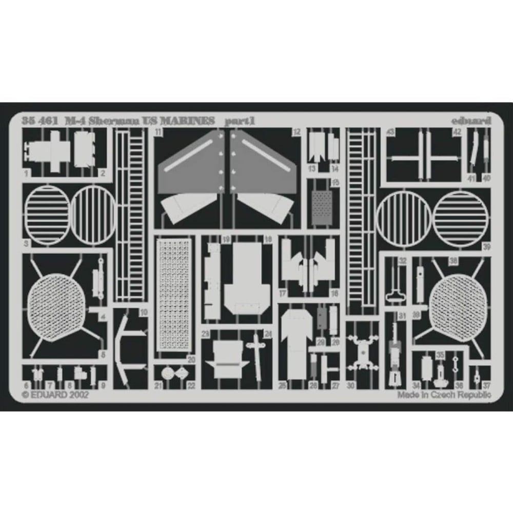 Eduard 35461 1/35 Ölçek, M-4 Sherman Us Marınes For Itale