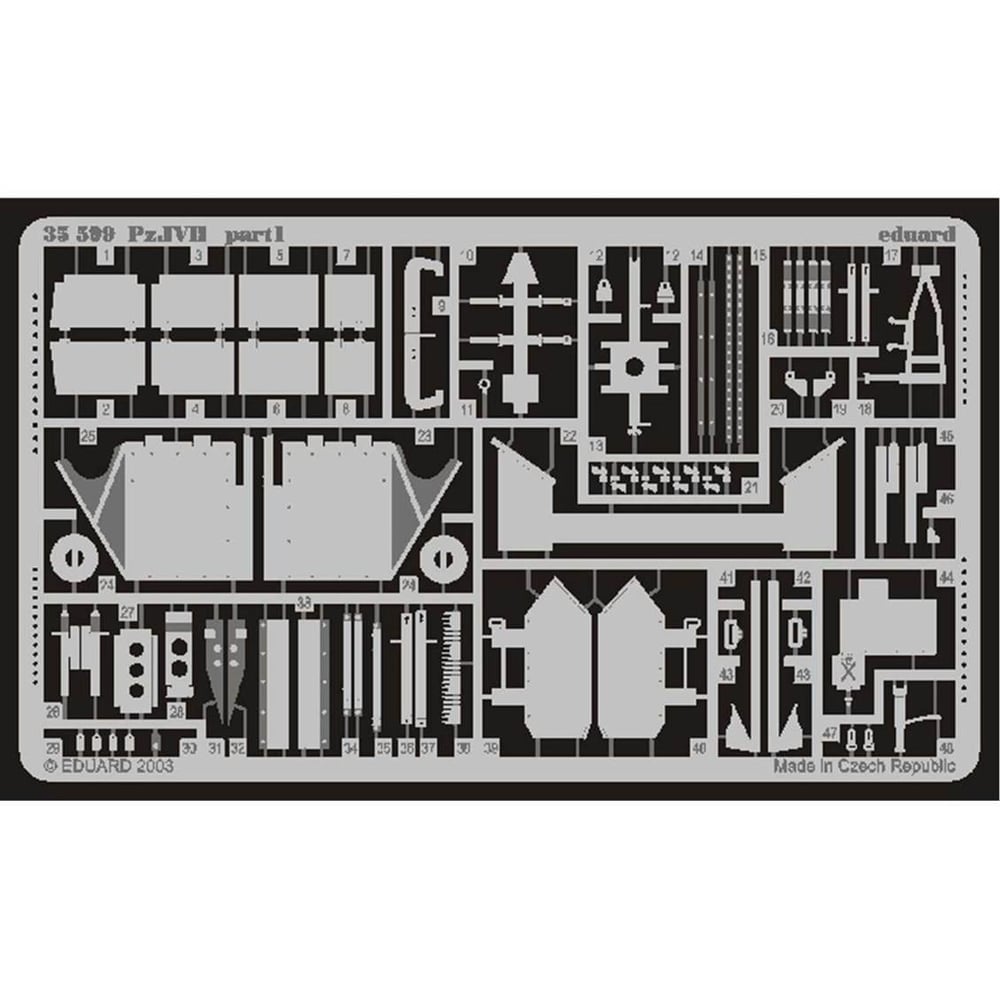 Eduard 35599 1/35 Ölçek, Pz.IV Ausf.H For Tamıya Maket De