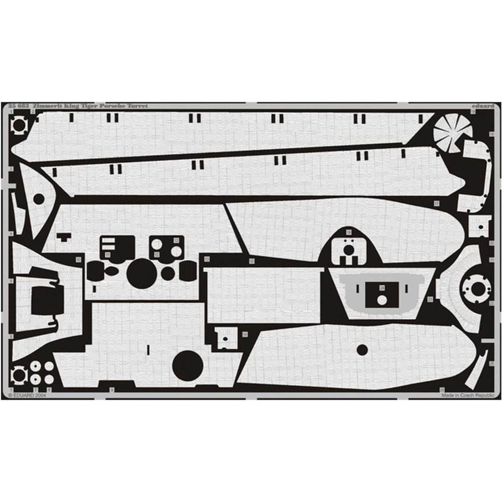 Eduard 35683 1/35 Ölçek, Zimmerit King Tiger Porsche For