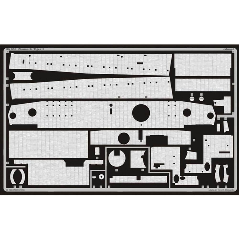 Eduard 35850 1/35 Ölçek, Zimmerit Tiger I For Afv Club Ma