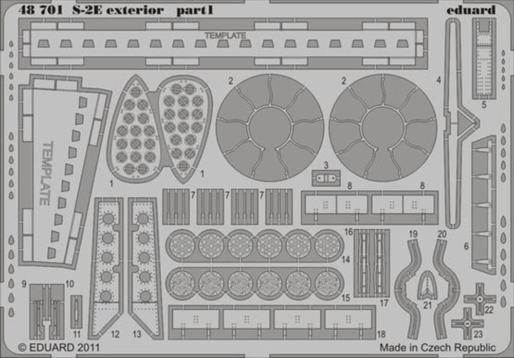 Eduard 48701 1/48 Ölçek, S-2E Exterior For Kınetıc Maket