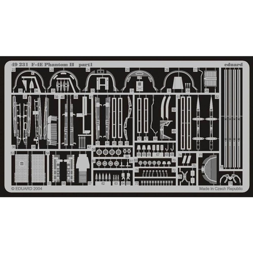 Eduard 49231 1/48 Ölçek, F-4E Maket Detay Seti
