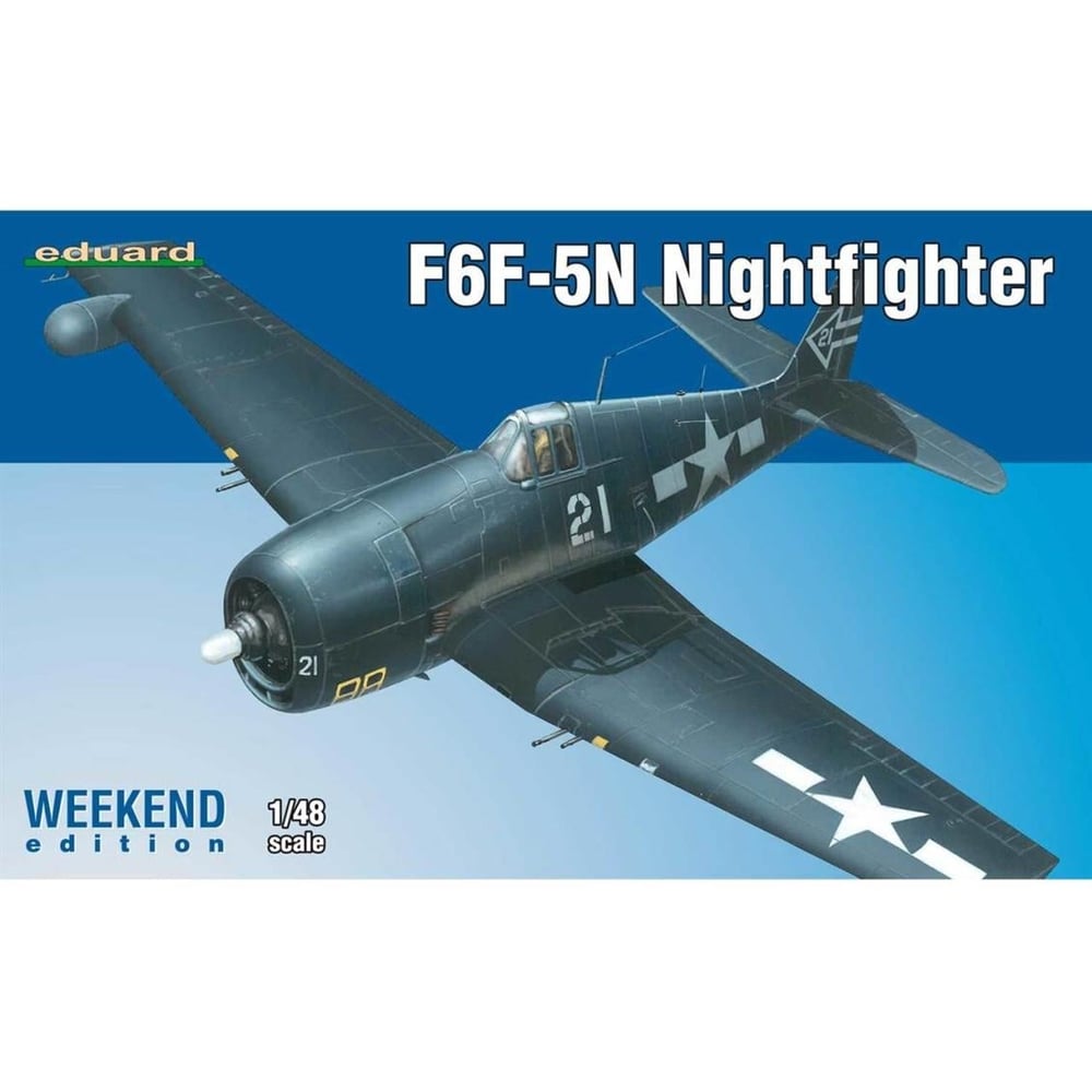 Eduard 84133 1/48 Ölçek, F6F-5N Nightfighter Uçak Maketi