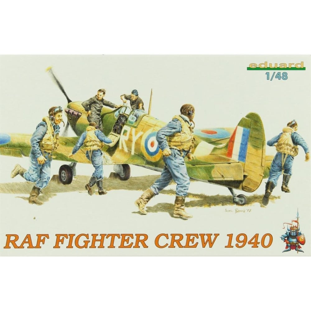 Eduard 8507 1/48 Ölçek, Raf Fıghter Crew 1940 Figür Maket