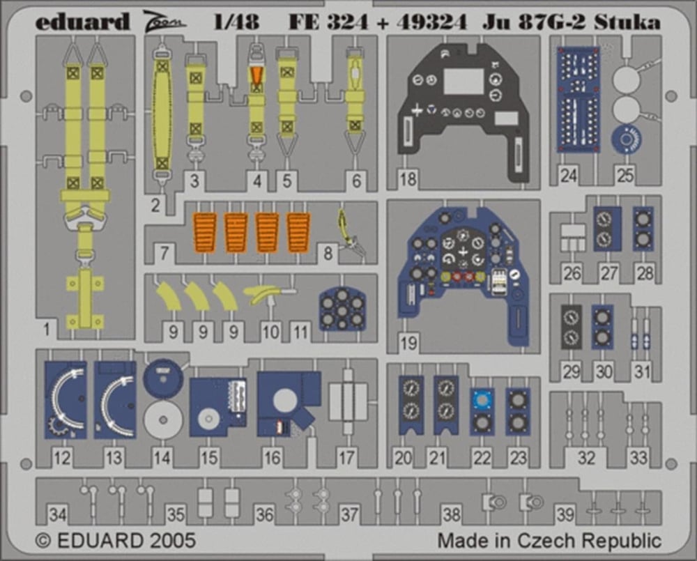Eduard Fe324 1/48 Ölçek, Ju 87G-2 Stuka For Hasegawa Make