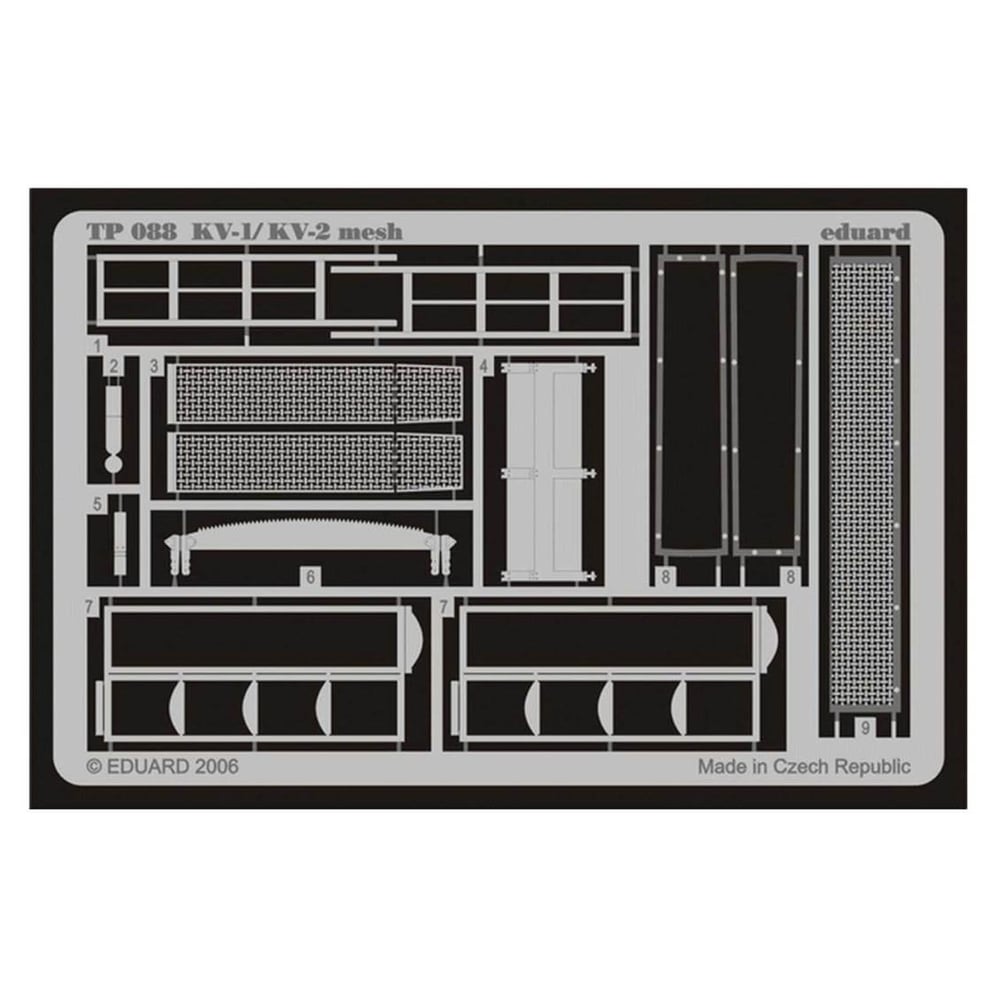 Eduard Tp088 1/35 Ölçek, Kv-1/Kv-2 Mesh Early For Trumpet