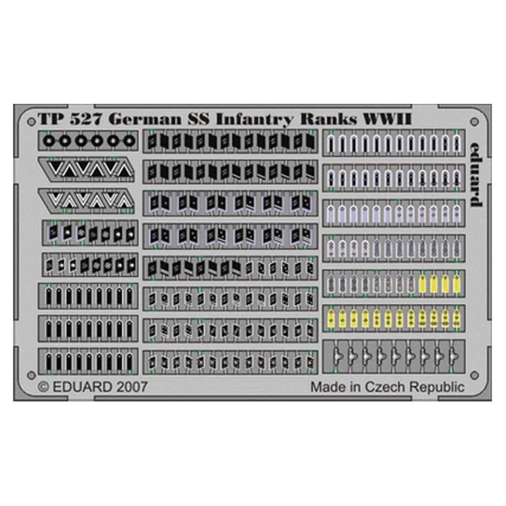 Eduard Tp527 1/35 Ölçek, German Ss Infantry Ranks WWII Ma