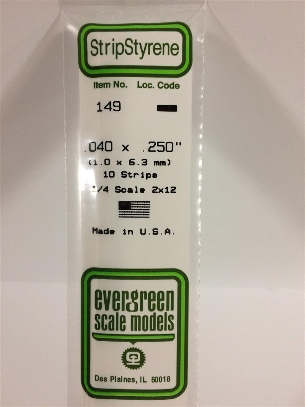 Evergreen 149 1,00*6,30*355 Mm Köşeli Çubuk-10 Adet -Beyaz