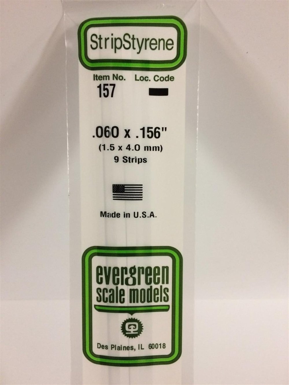 Evergreen 157 1,50*4,00*355 Mm Köşeli Çubuk-9 Adet -Beyaz