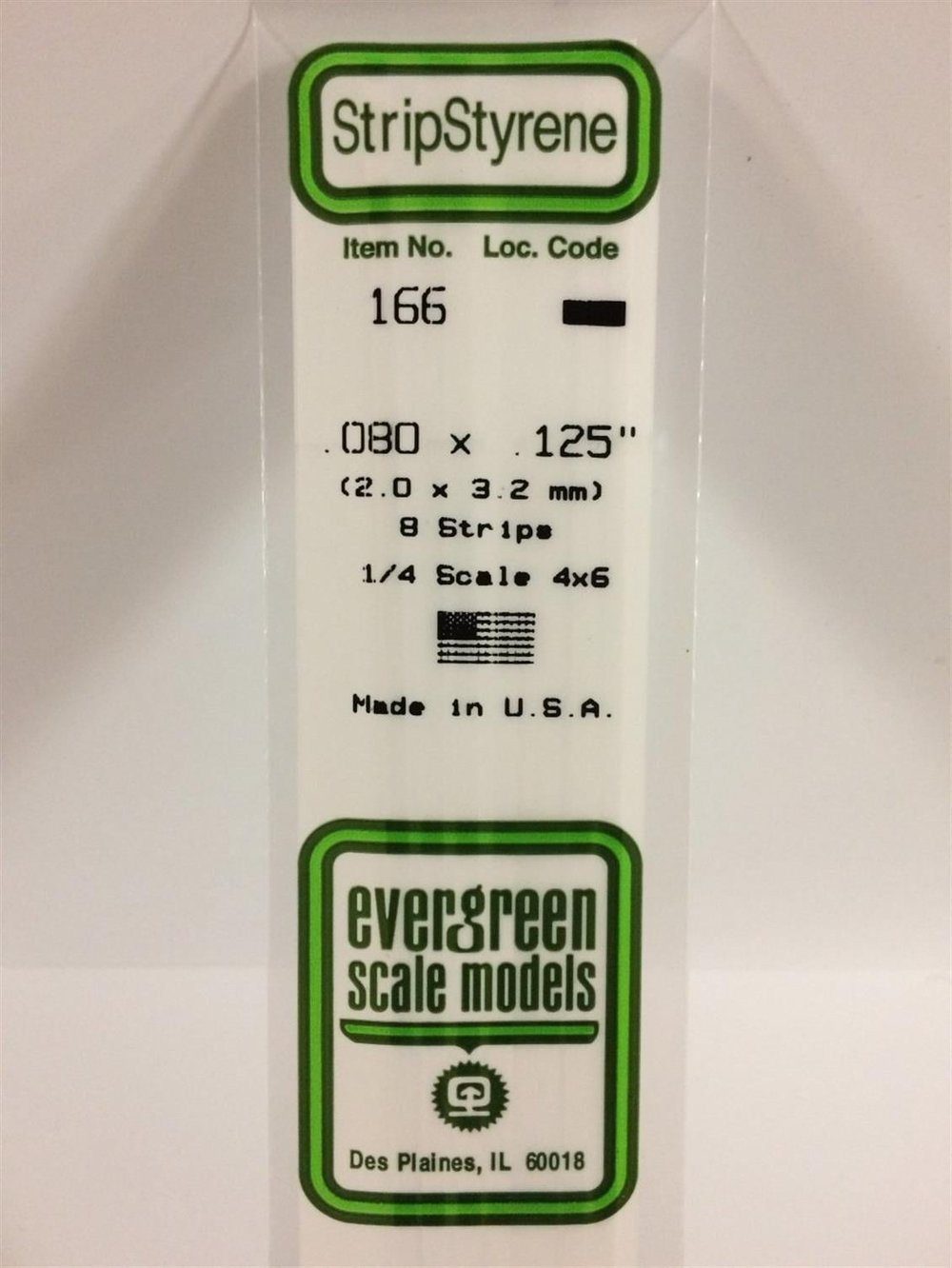 Evergreen 166 2,00*3,20*355 Mm Köşeli Çubuk-8 Adet -Beyaz
