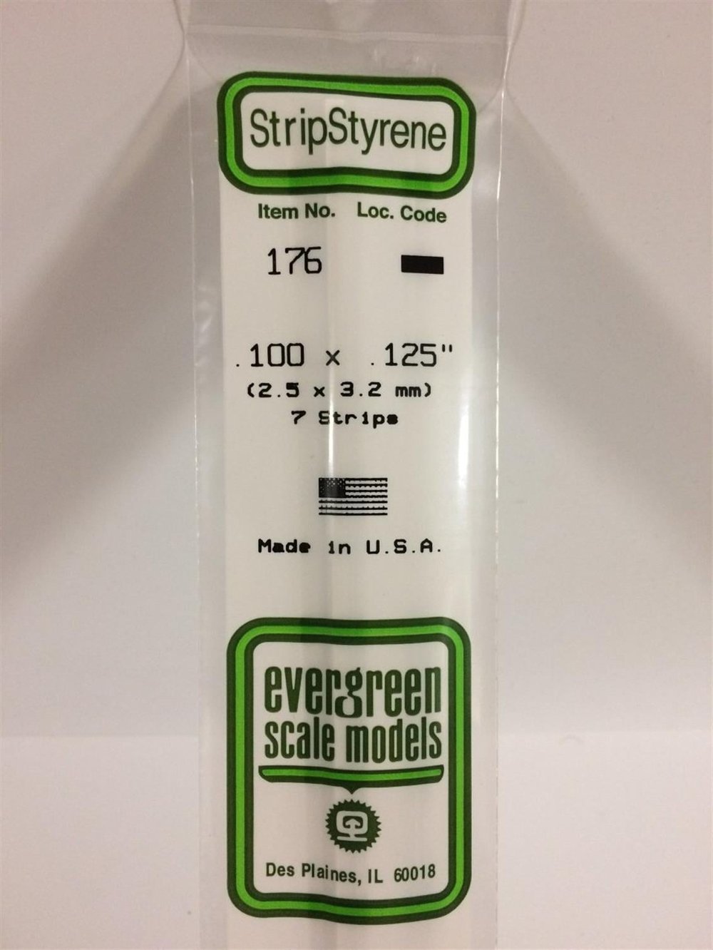 Evergreen 176 2,5*3,20*355 Mm Köşeli Çubuk-7 Adet -Beyaz